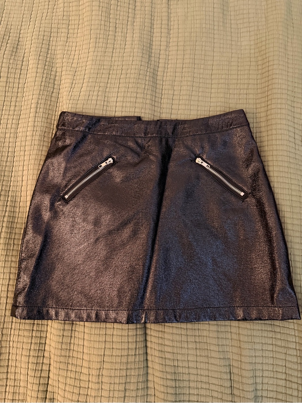 Fashion Nova faux leather mini skirt